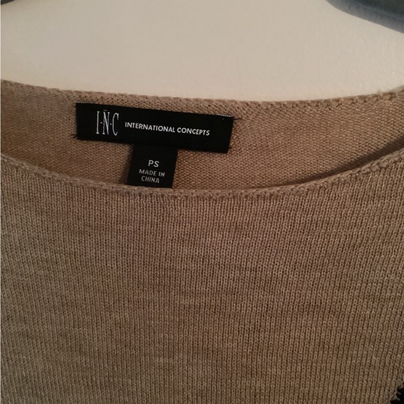INC International Concepts Colorblock Sweater - Picture 3 of 4